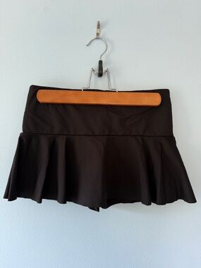 Black Skort with Built-In Shorts